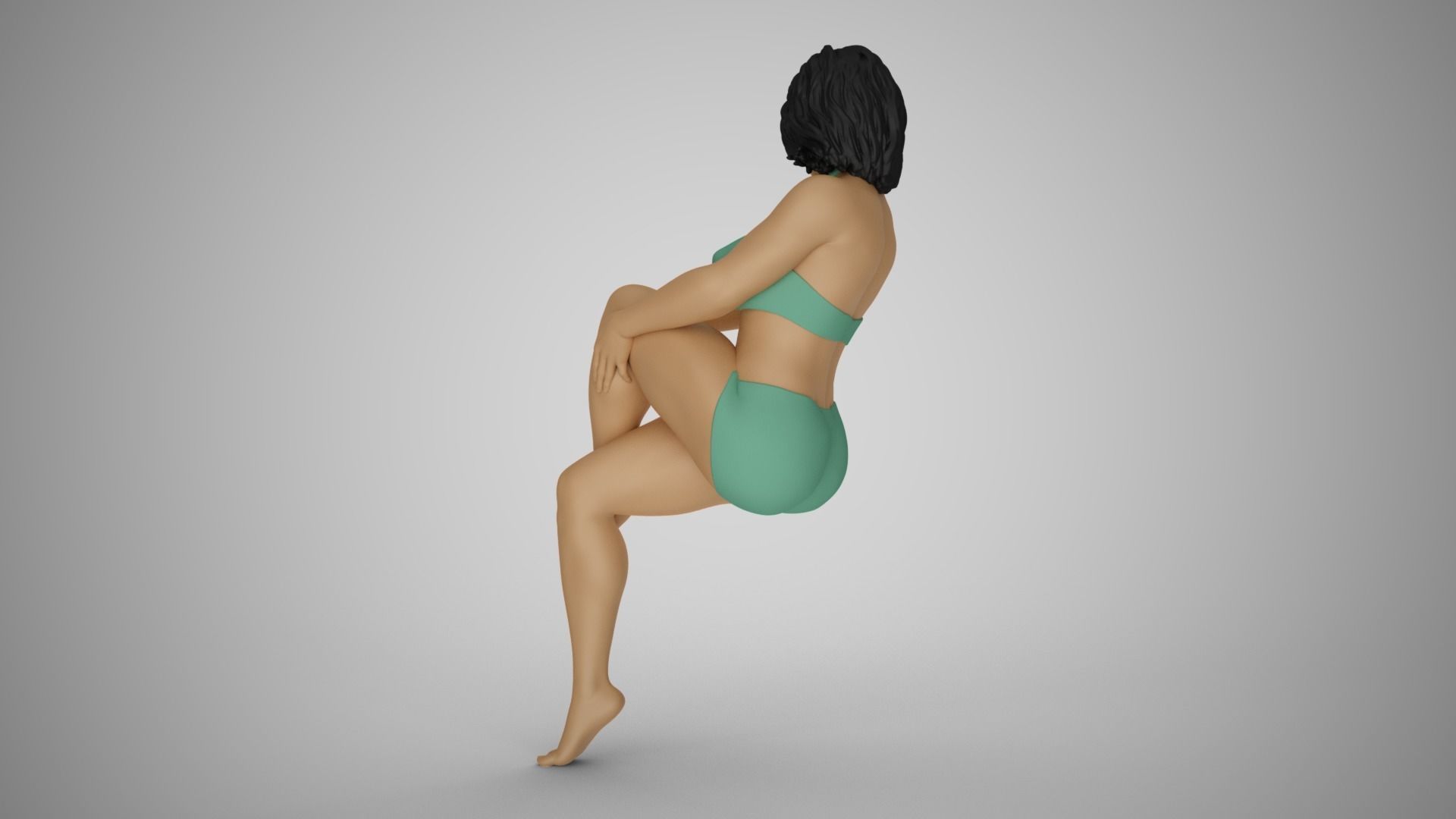 Girl Remember to Laugh 3D print model_7