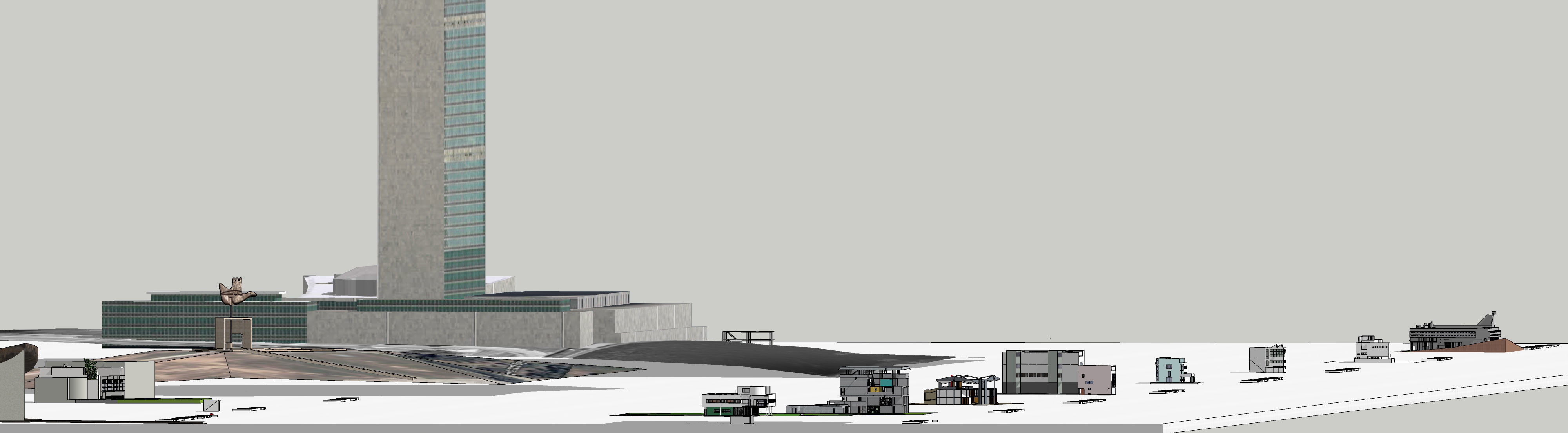 Le Corbusier Free low-poly 3D model_14