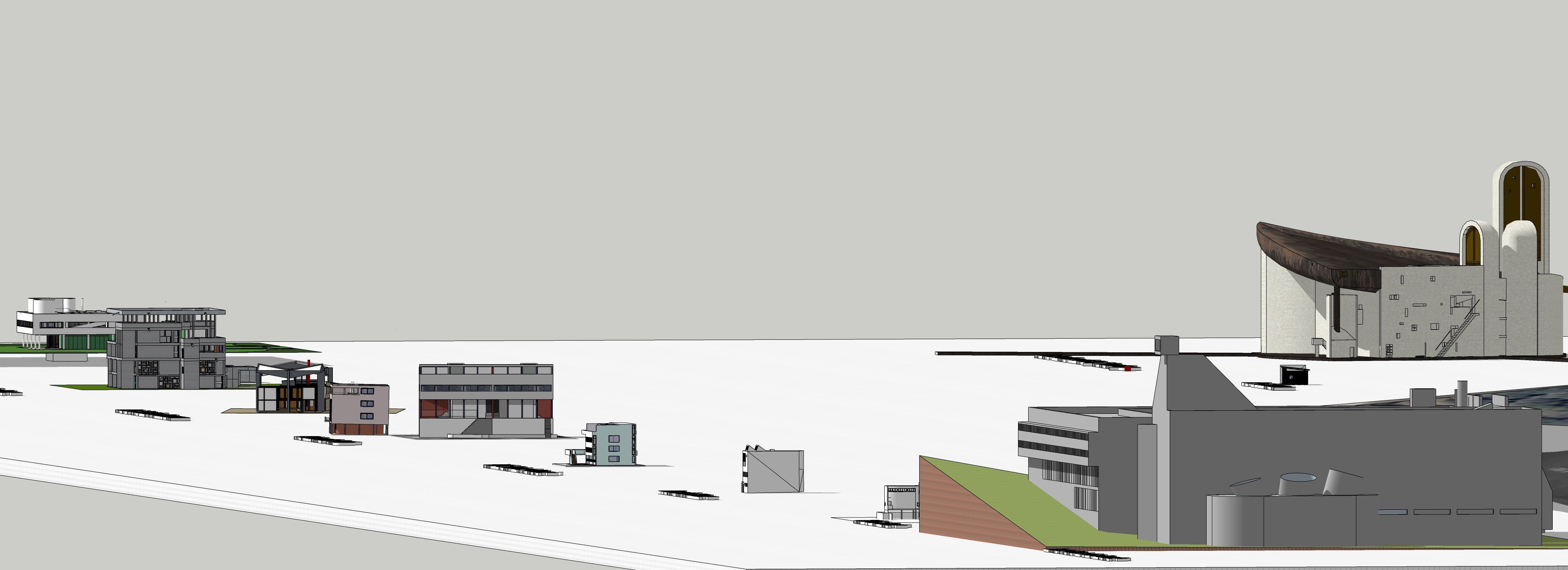 Le Corbusier Free low-poly 3D model_15