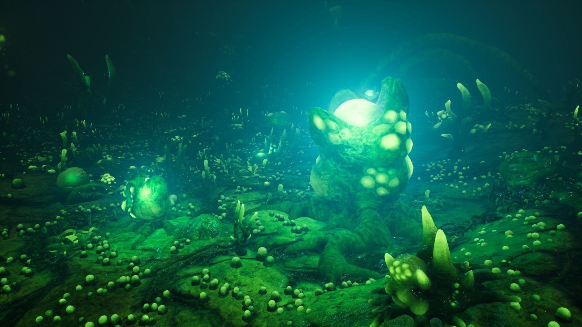 Alien Biomass Virus Infection Planet UE4 Low-poly 3D model_14