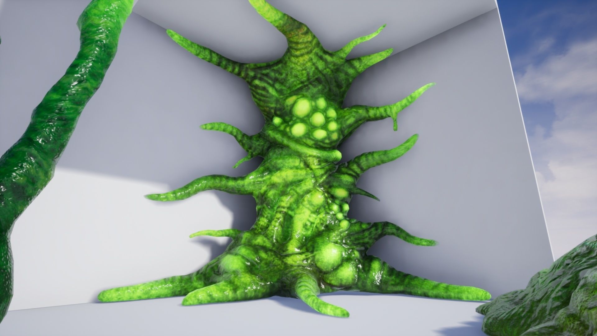 Alien Biomass Virus Infection Planet UE4 Low-poly 3D model_22