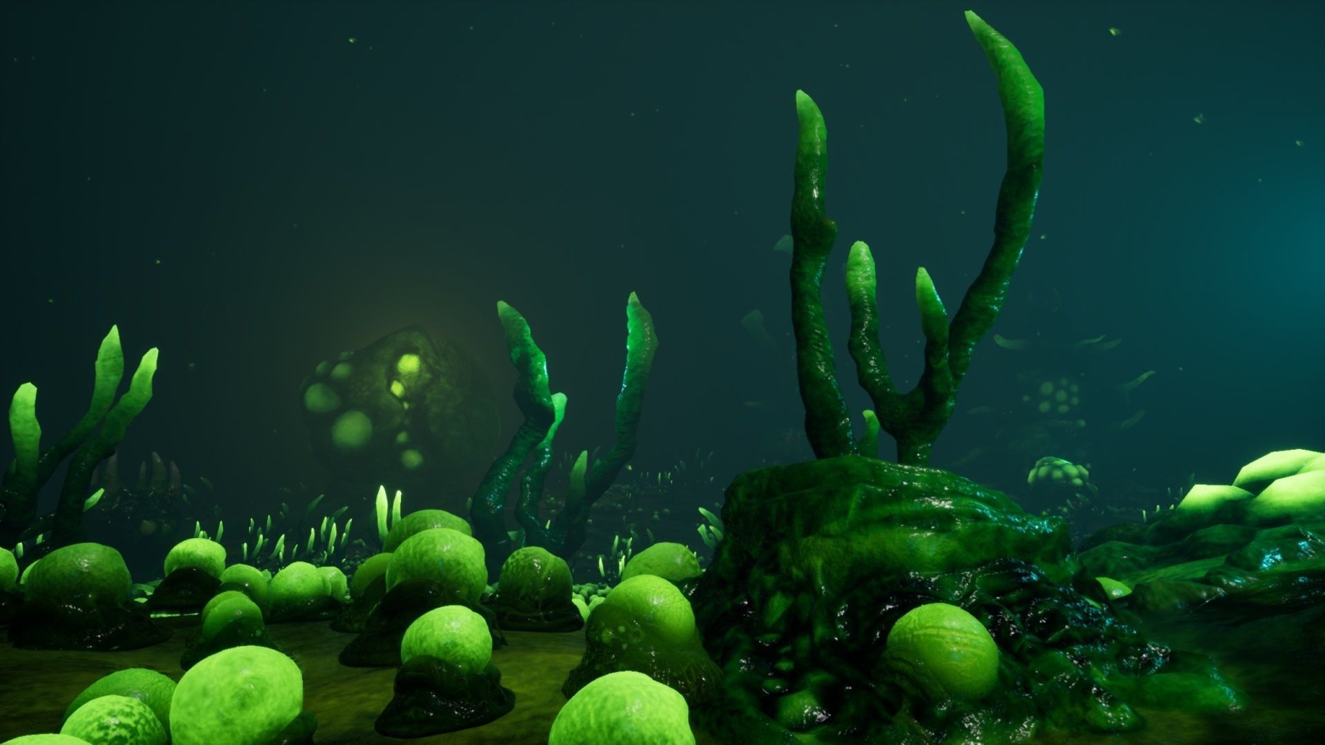 Alien Biomass Virus Infection Planet UE4 Low-poly 3D model_16