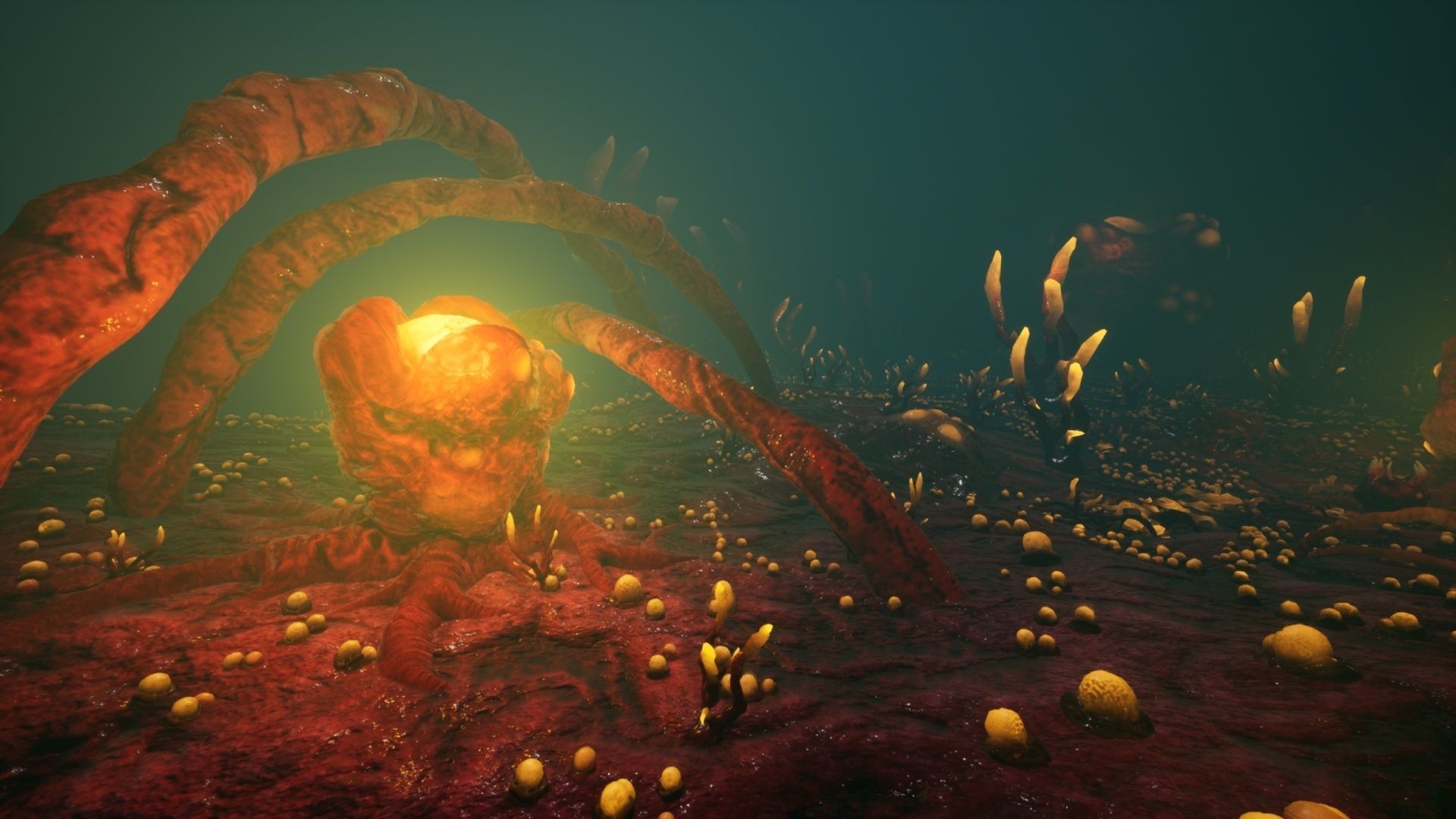 Alien Biomass Virus Infection Planet UE4 Low-poly 3D model_21