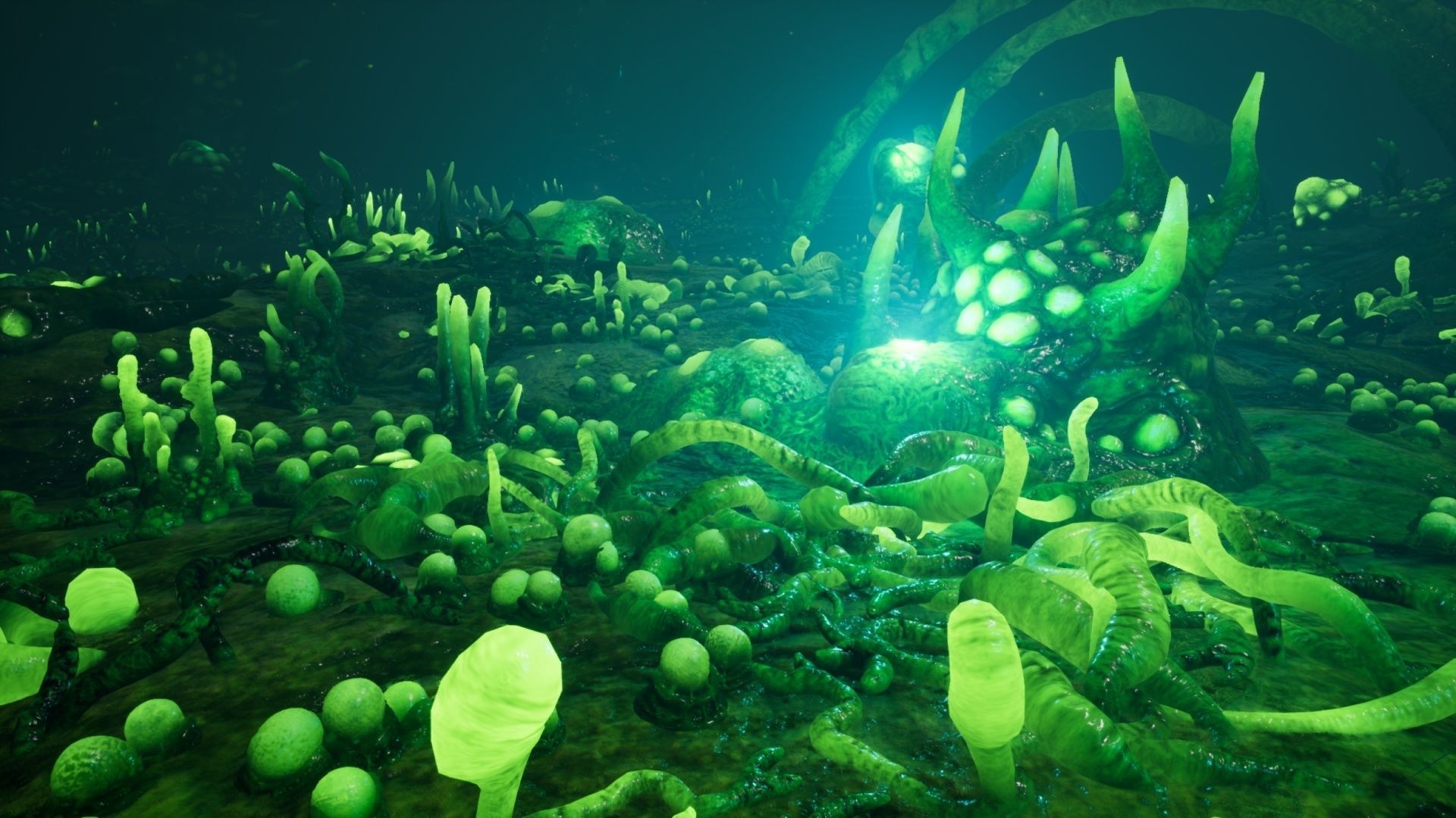 Alien Biomass Virus Infection Planet UE4 Low-poly 3D model_15