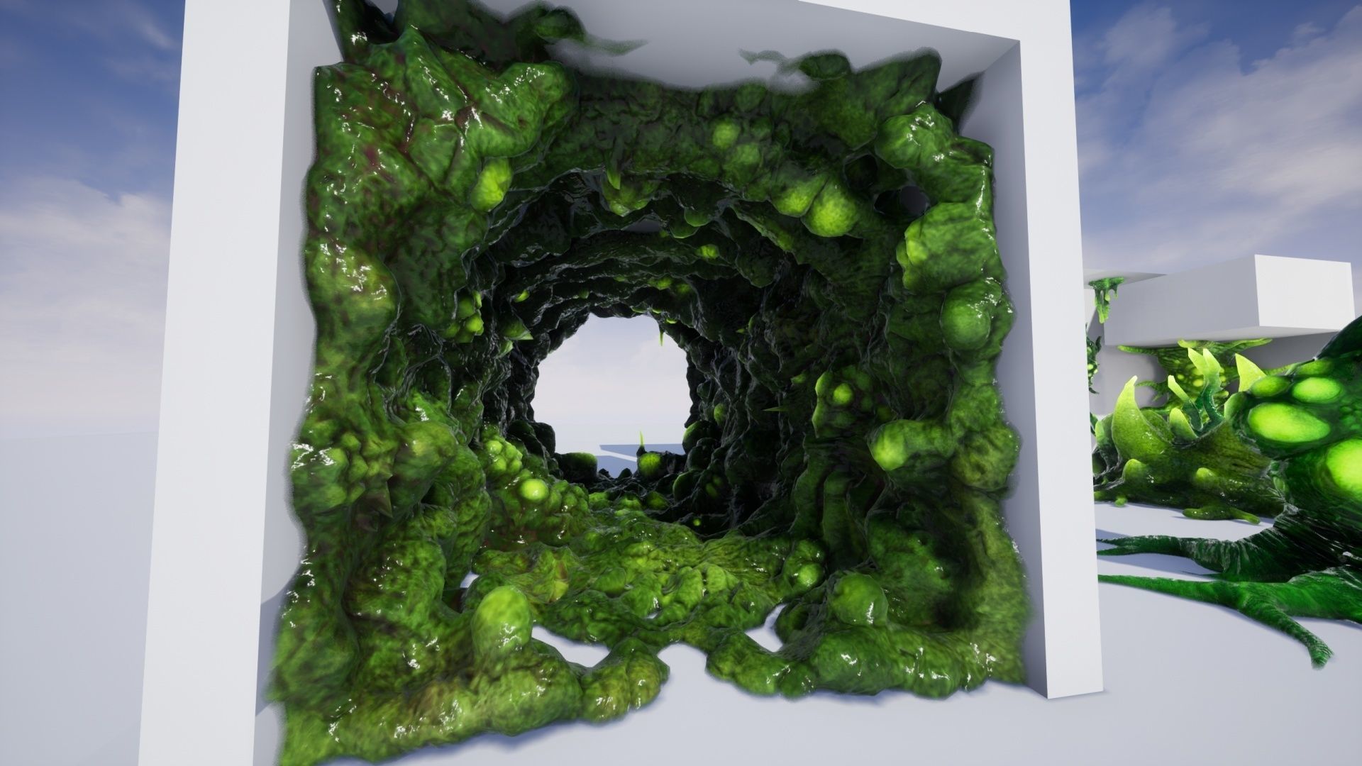 Alien Biomass Virus Infection Planet UE4 Low-poly 3D model_24