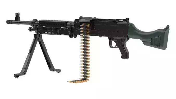 M240 Machine Gun 3D model