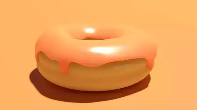 orange donut