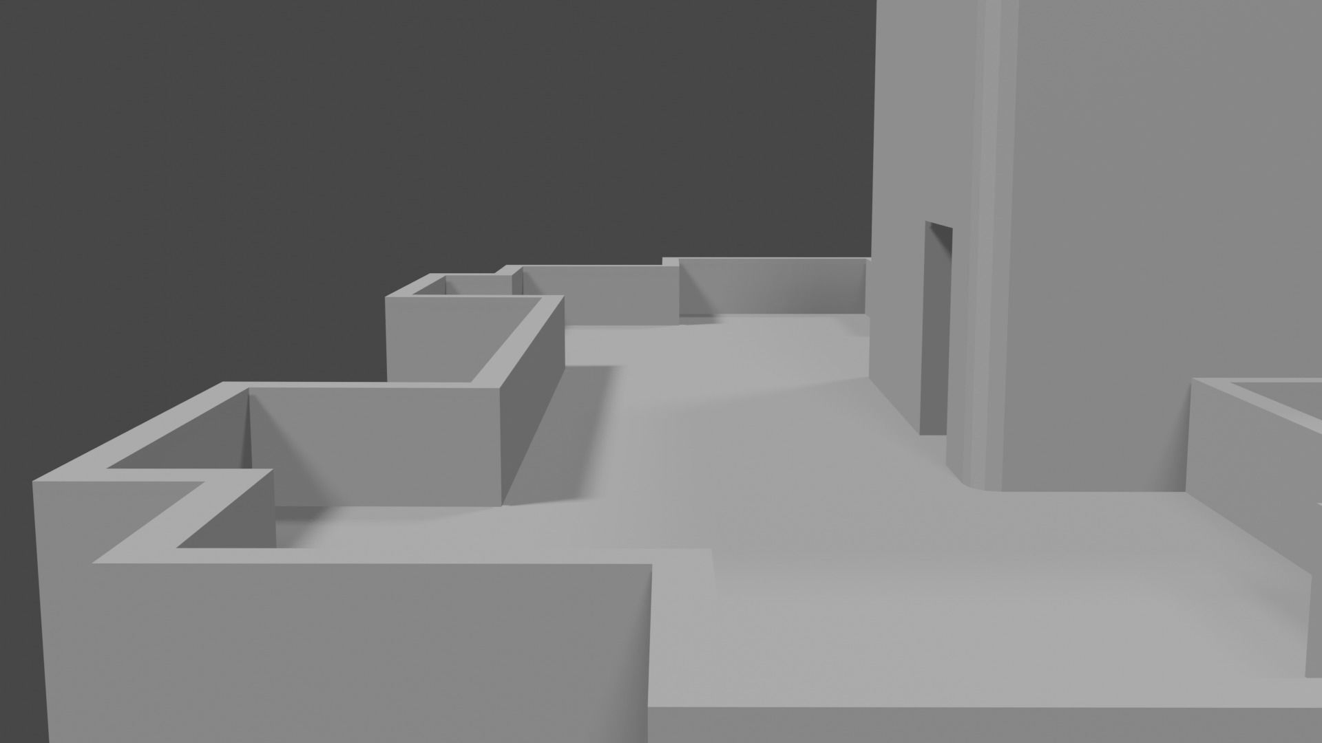 apartment building  Low-poly 3D model_16