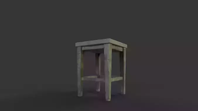 Game ready old wooden chair