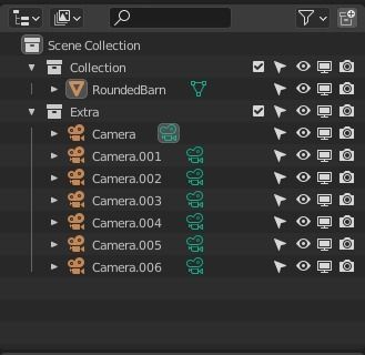 Rounded Barn Low-poly 3D model_17