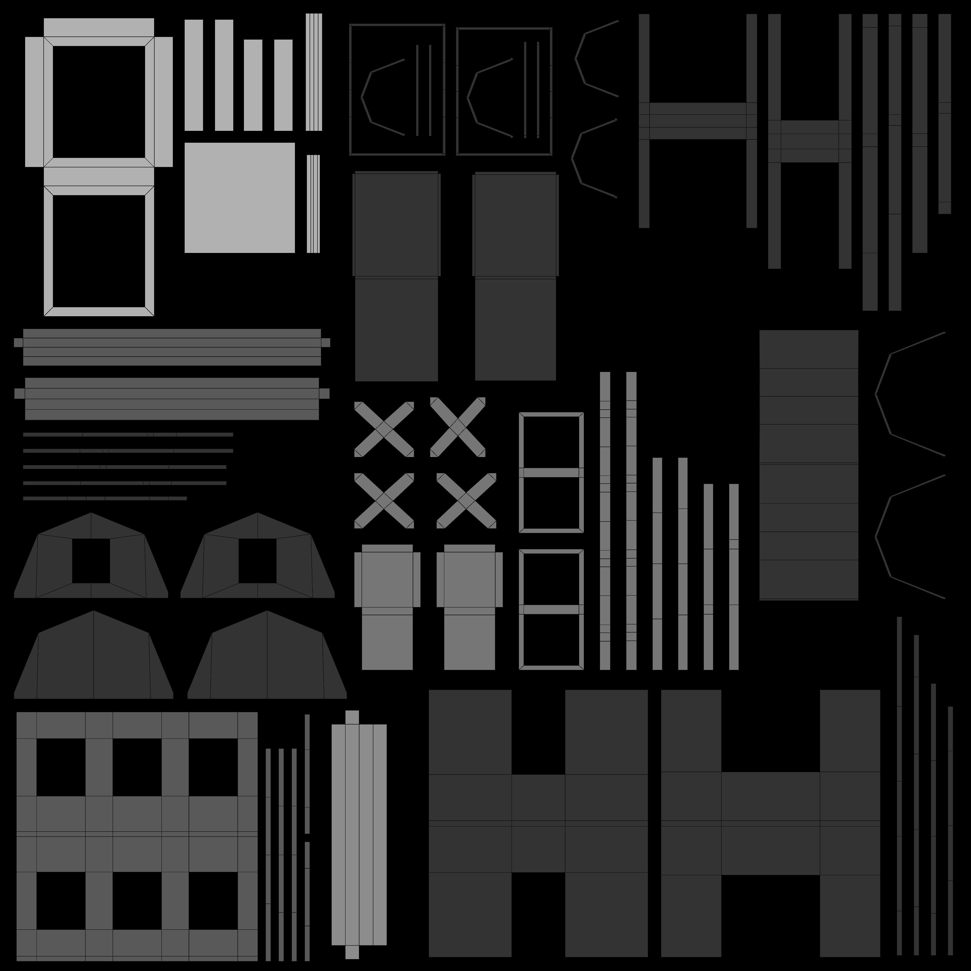 Rounded Barn Low-poly 3D model_19