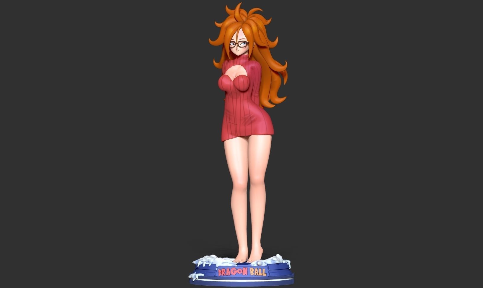 Android 21 - Dragon Ball Fanart 3D print model_9