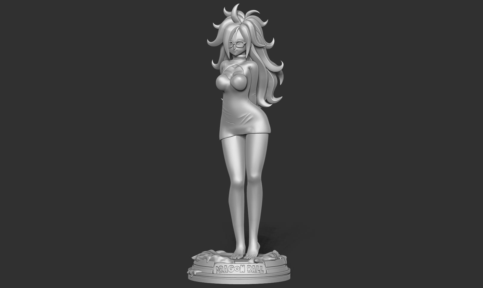 Android 21 - Dragon Ball Fanart 3D print model_10