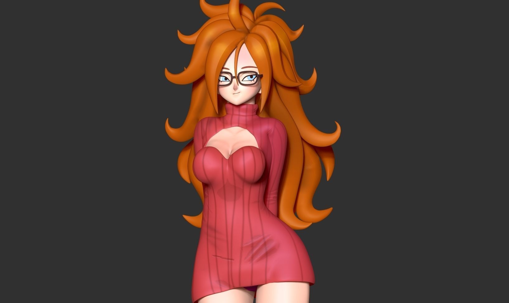 Android 21 - Dragon Ball Fanart 3D print model_4