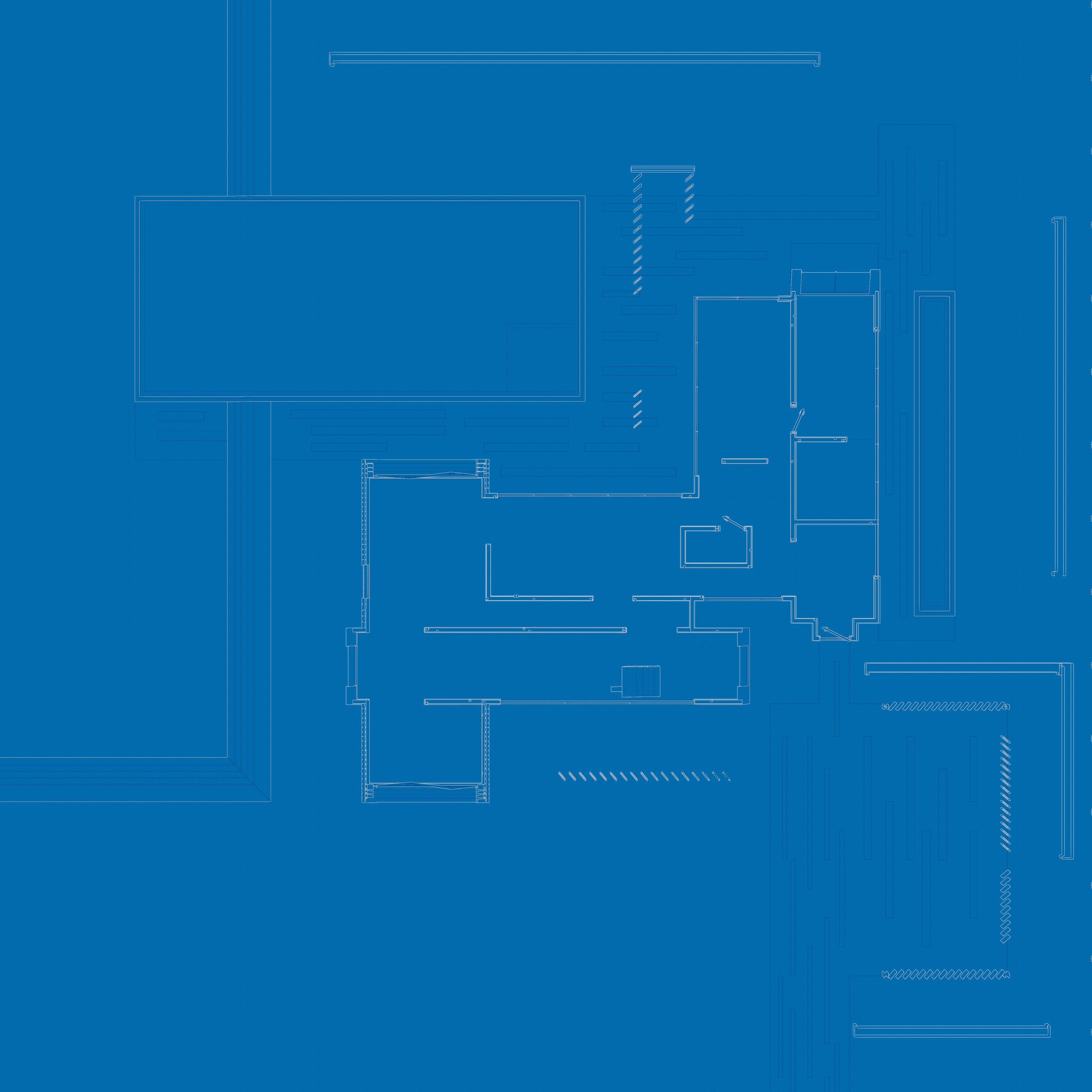 Modern villa 2021 Blender Eevee and Cycles 3 without furniture Low-poly 3D model_42