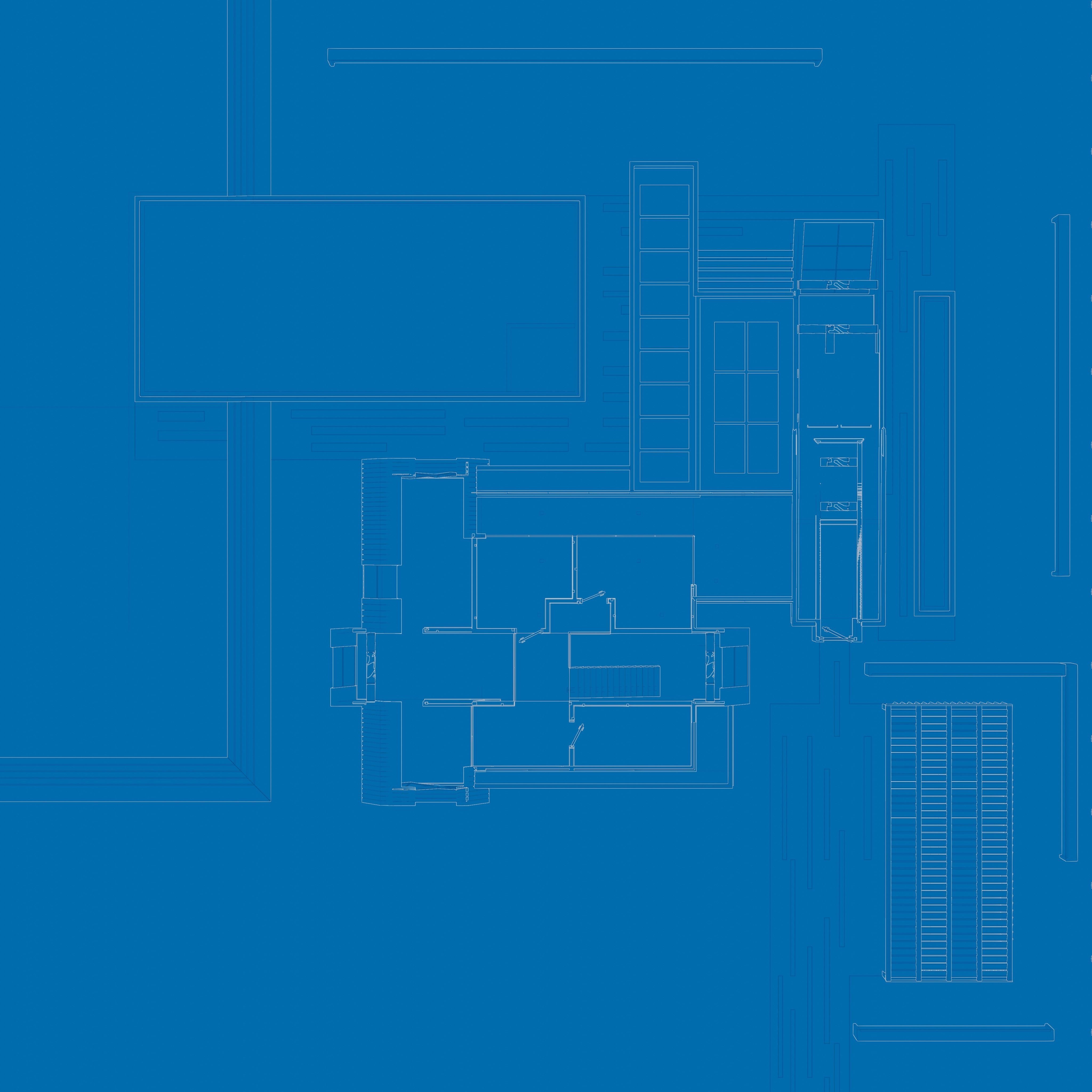 Modern villa 2021 Blender Eevee and Cycles 3 without furniture Low-poly 3D model_43