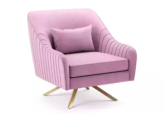 Paloma Velvet Swivel Accent Chair