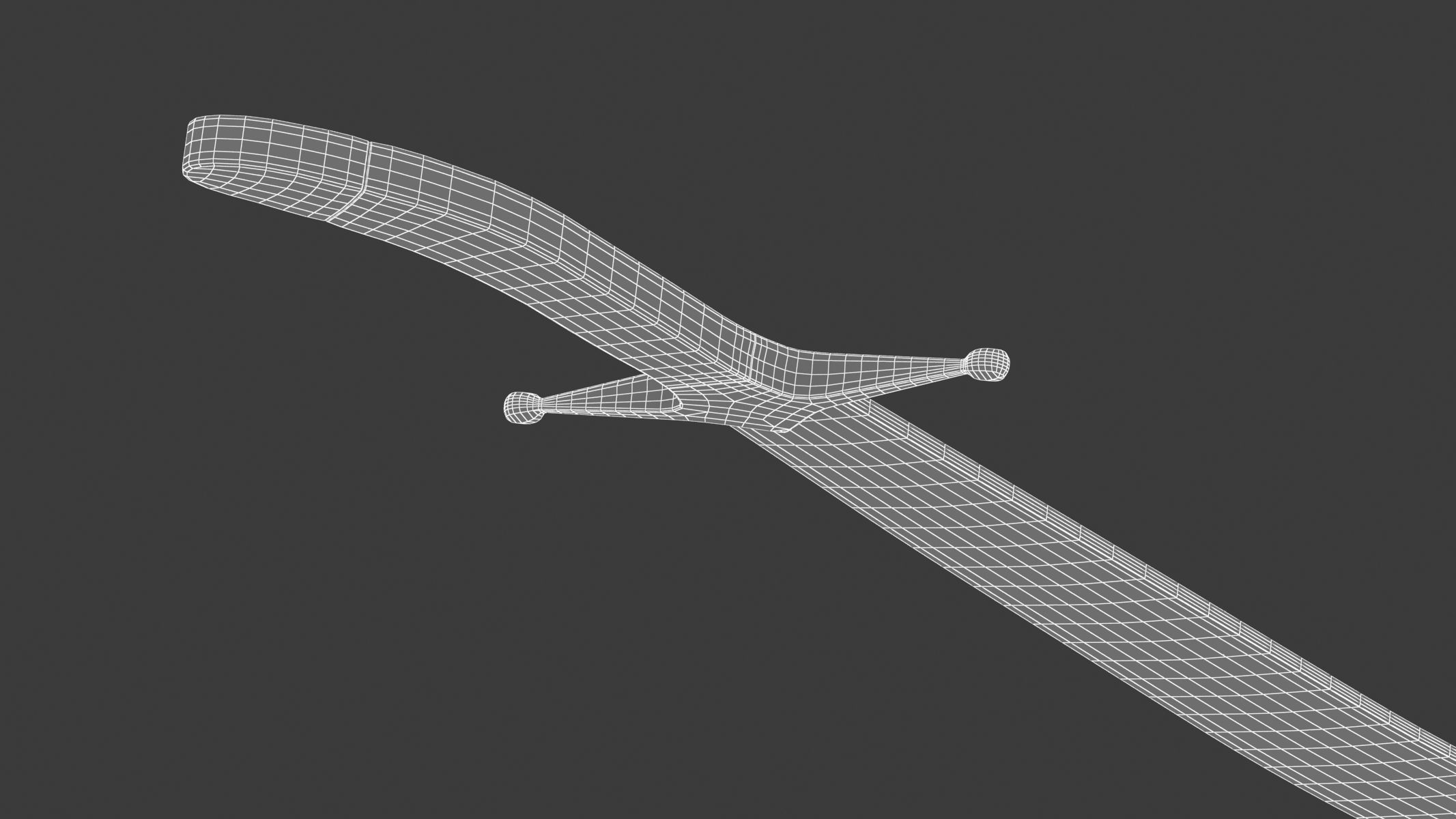 Zulfiqar sword of sultan Low-poly 3D model_9