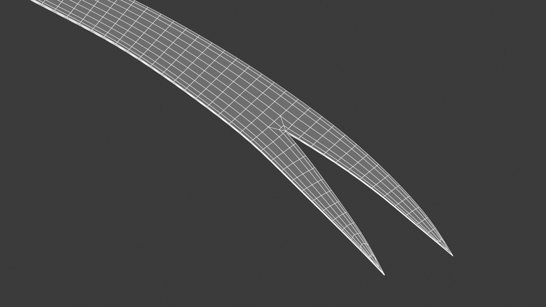 Zulfiqar sword of sultan Low-poly 3D model_8