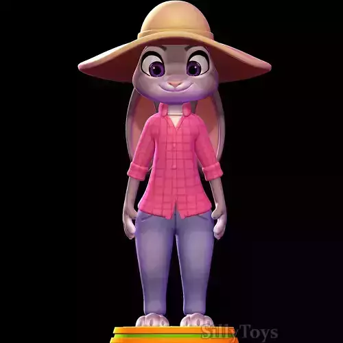 Judy Hopps Farmer - Zootopia 3D print model