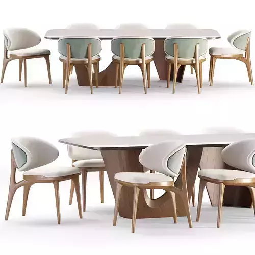 Dining Set modern table and chairs