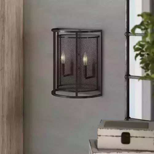 Bobby Light - 2 Colour Low-poly 3D model