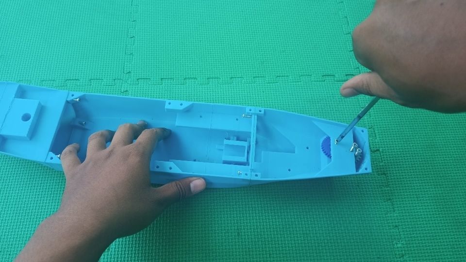 cargo ship miniature for RC 3D print model_3