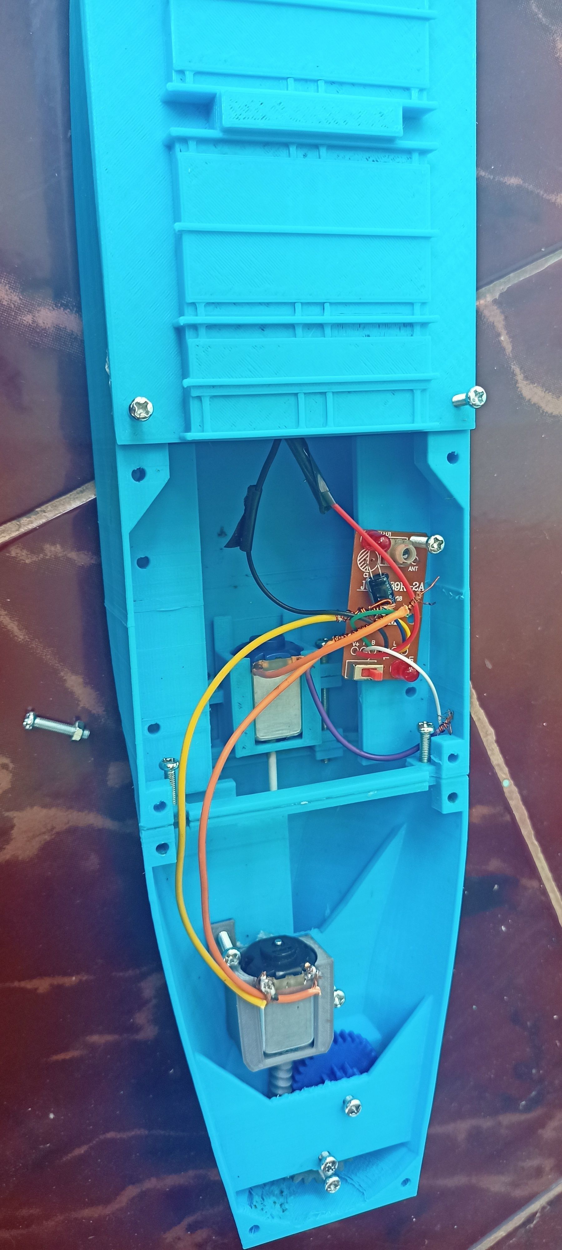 cargo ship miniature for RC 3D print model_6