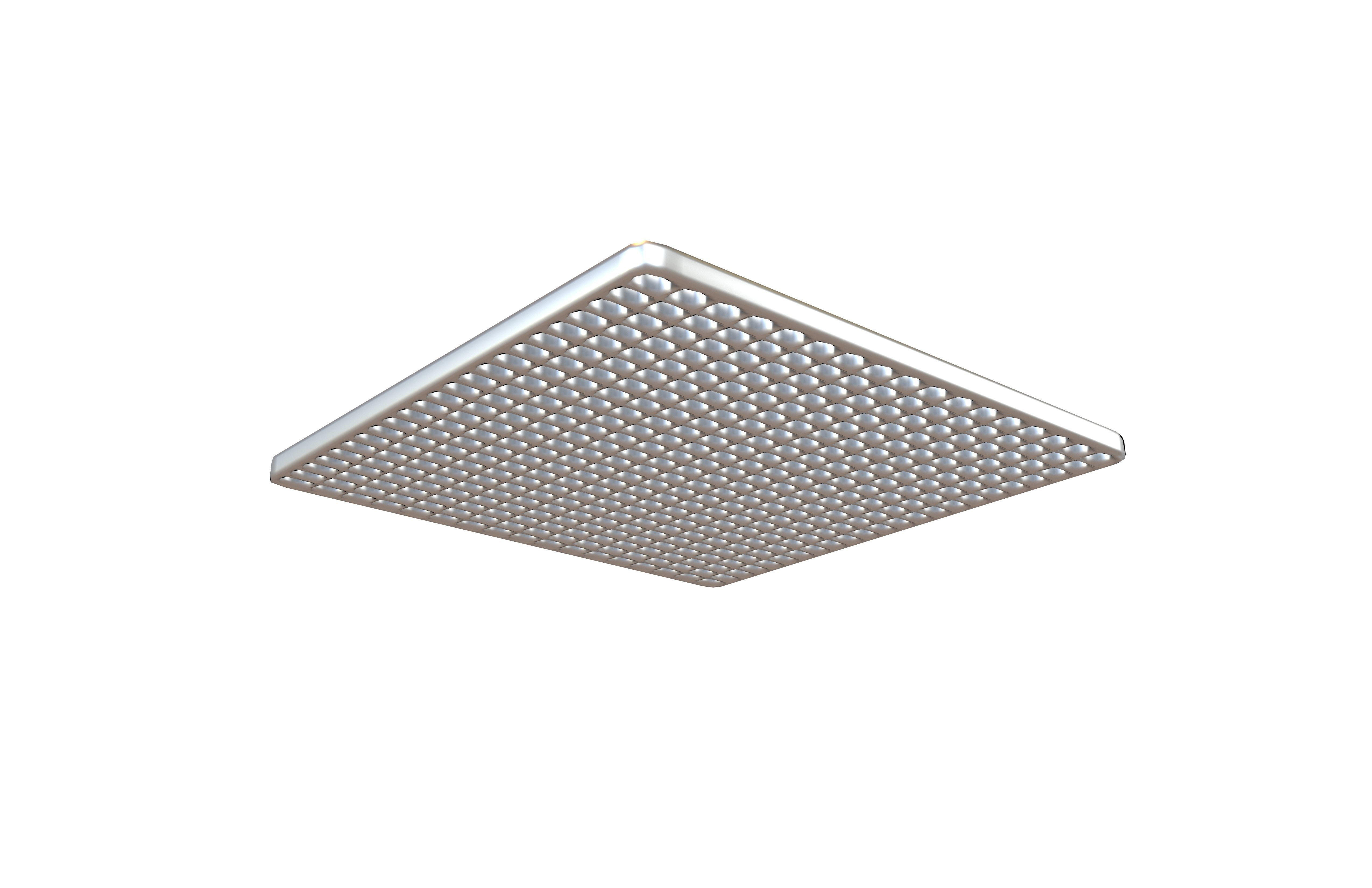 Steel Grating Flooring v1 002 Low-poly 3D model_3