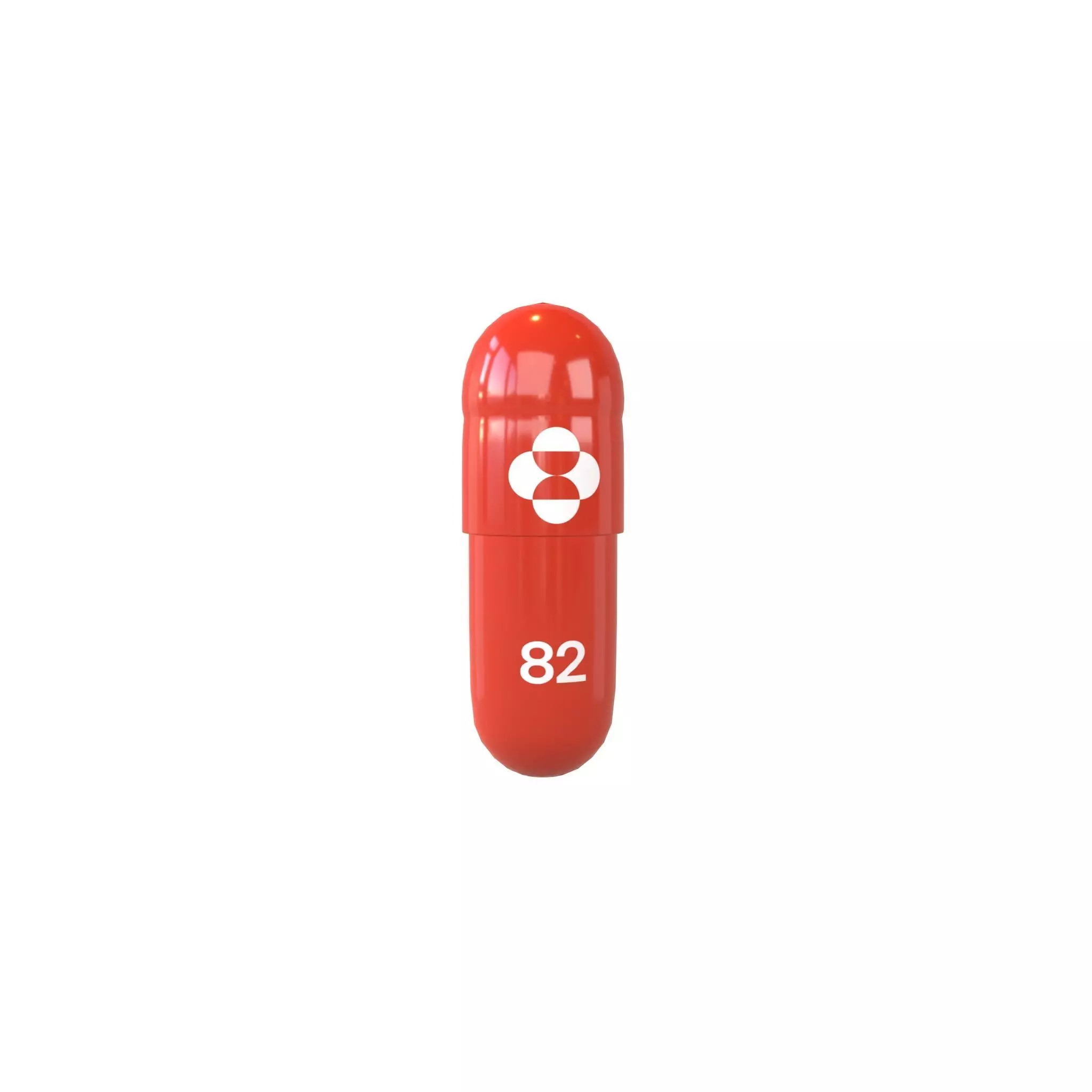 Covid-19 Merck Pill v1 001 Low-poly 3D model_0