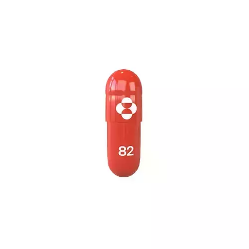 Covid-19 Merck Pill v1 001 Low-poly 3D model