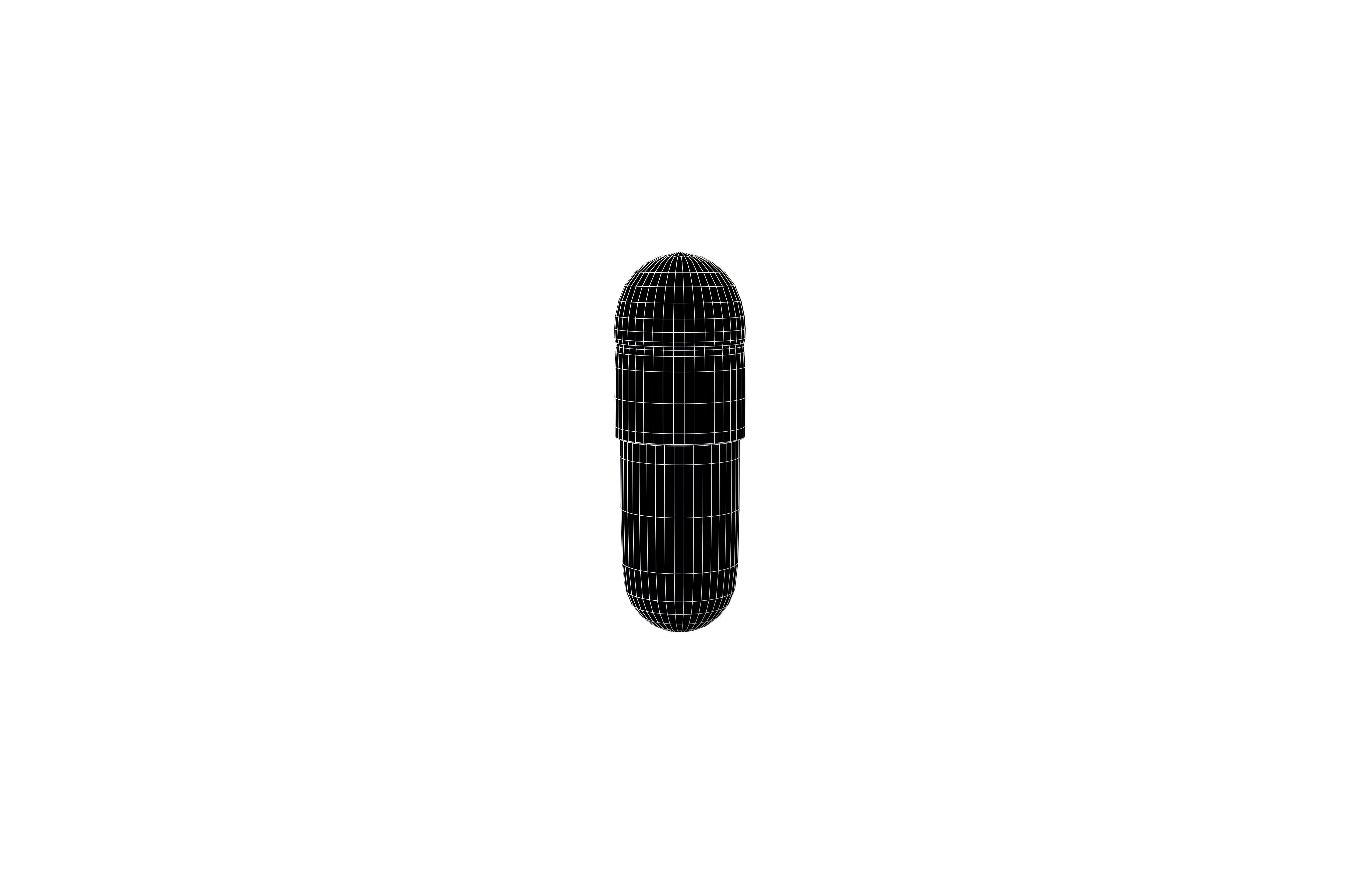 Covid-19 Merck Pill v1 001 Low-poly 3D model_4