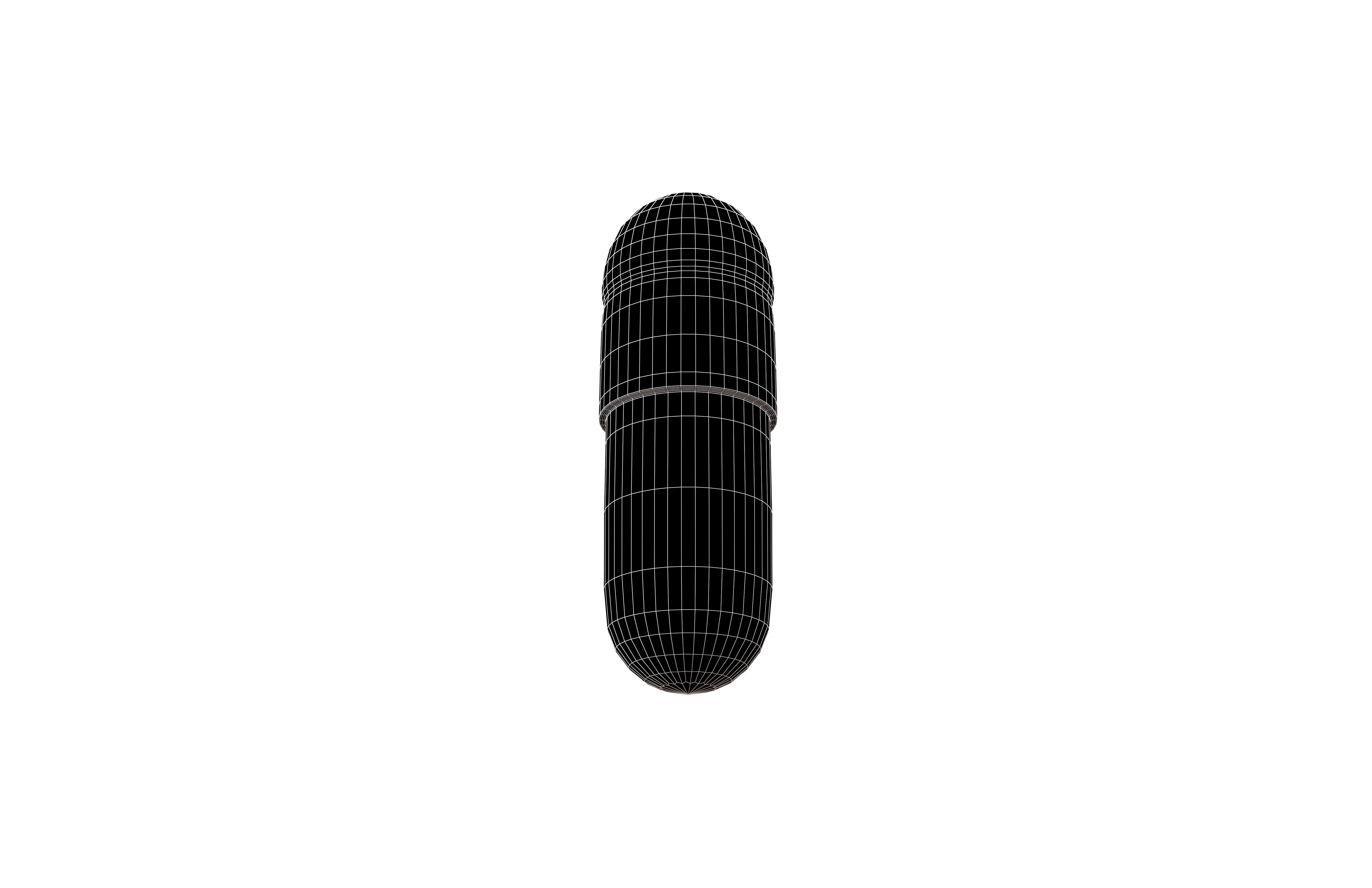 Covid-19 Merck Pill v1 001 Low-poly 3D model_7