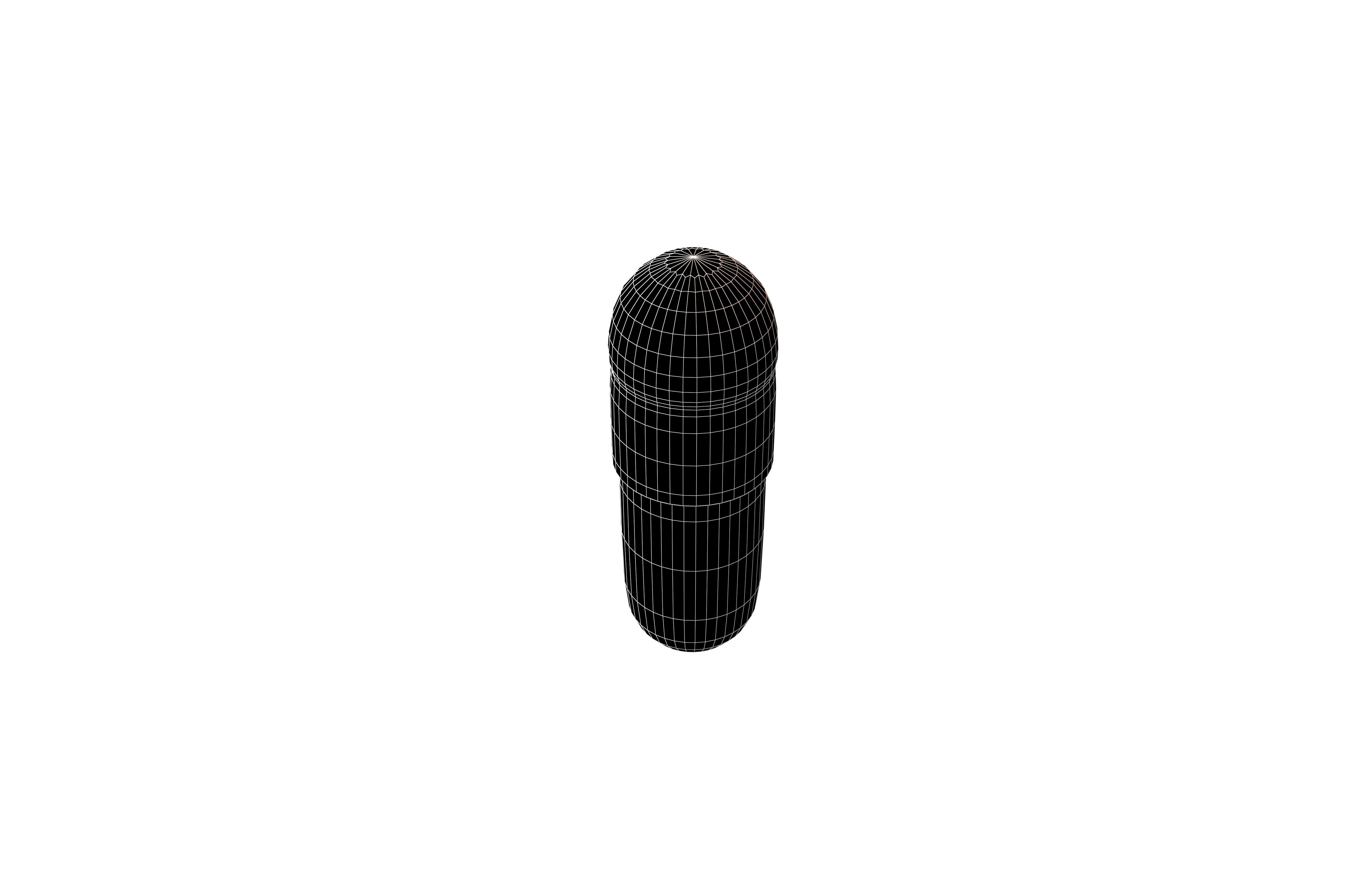 Covid-19 Merck Pill v1 001 Low-poly 3D model_5