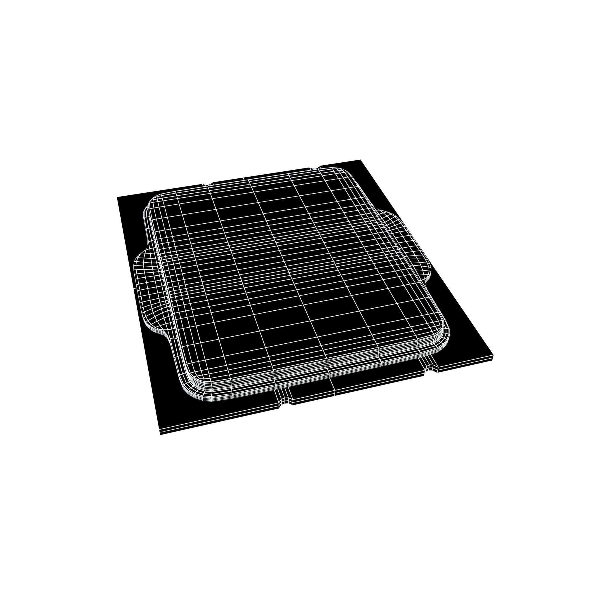 Intel CPU 1700 Socket v1 001 Low-poly 3D model_6