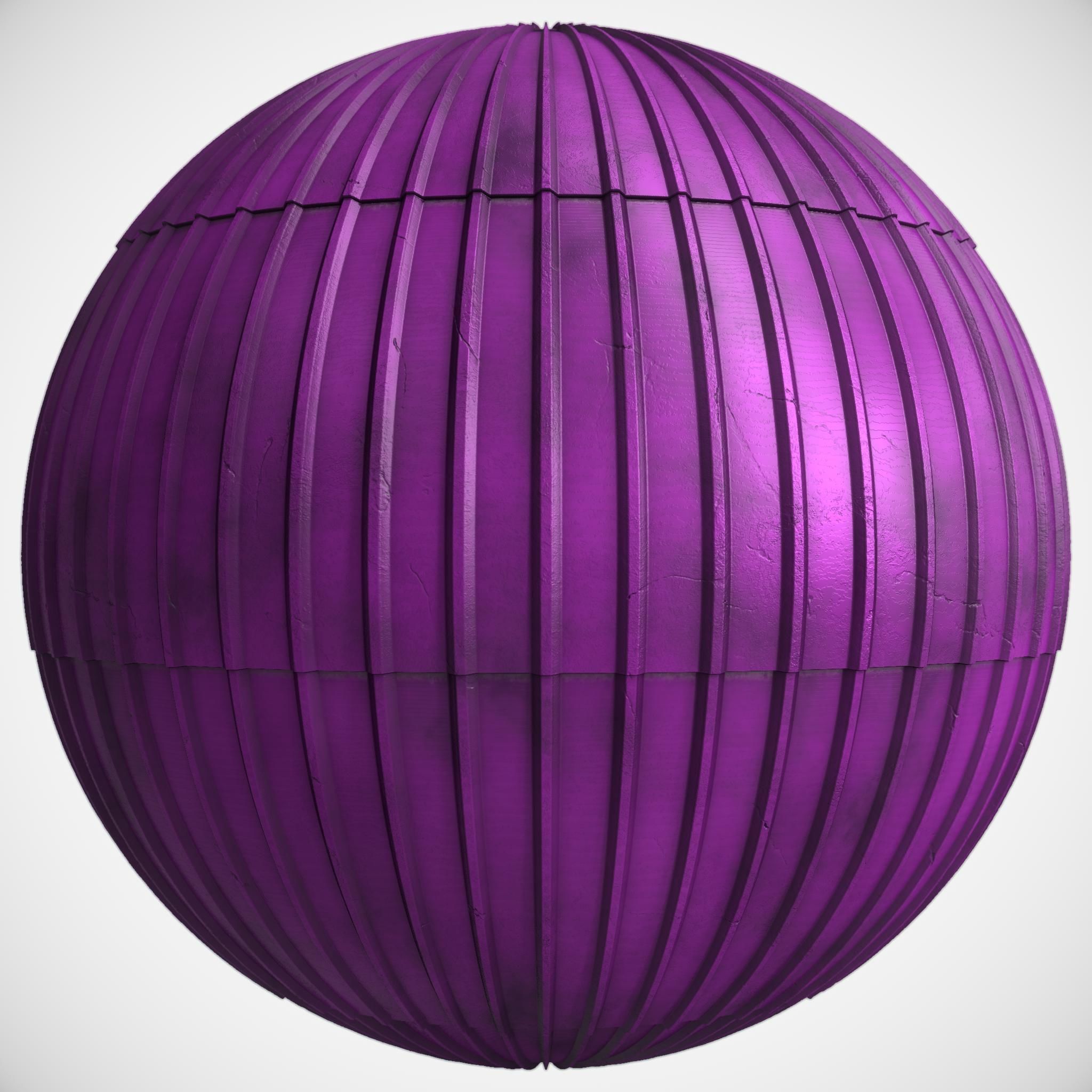 Roof Tile Materials 34- By 3 color Pbr By Sbsar 4k Low-poly 3D model_1