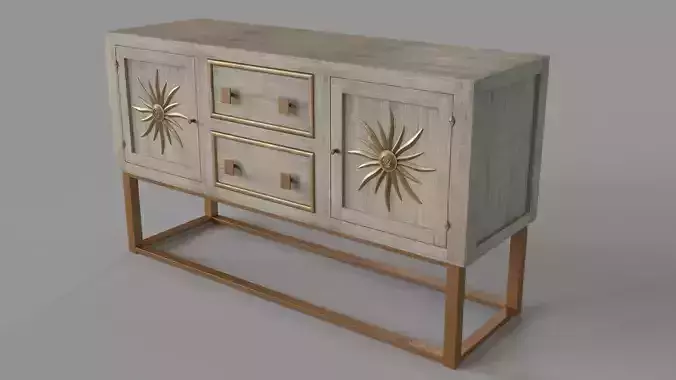Augusta Sol Buffet Sand 3D model