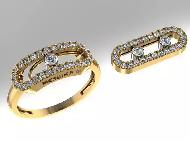 mesika ring necklace