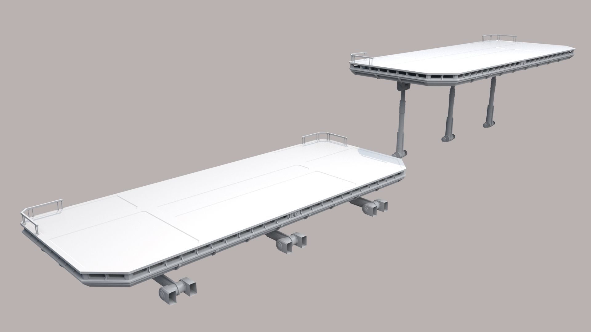 Sci Fi HANGAR 3D model_13