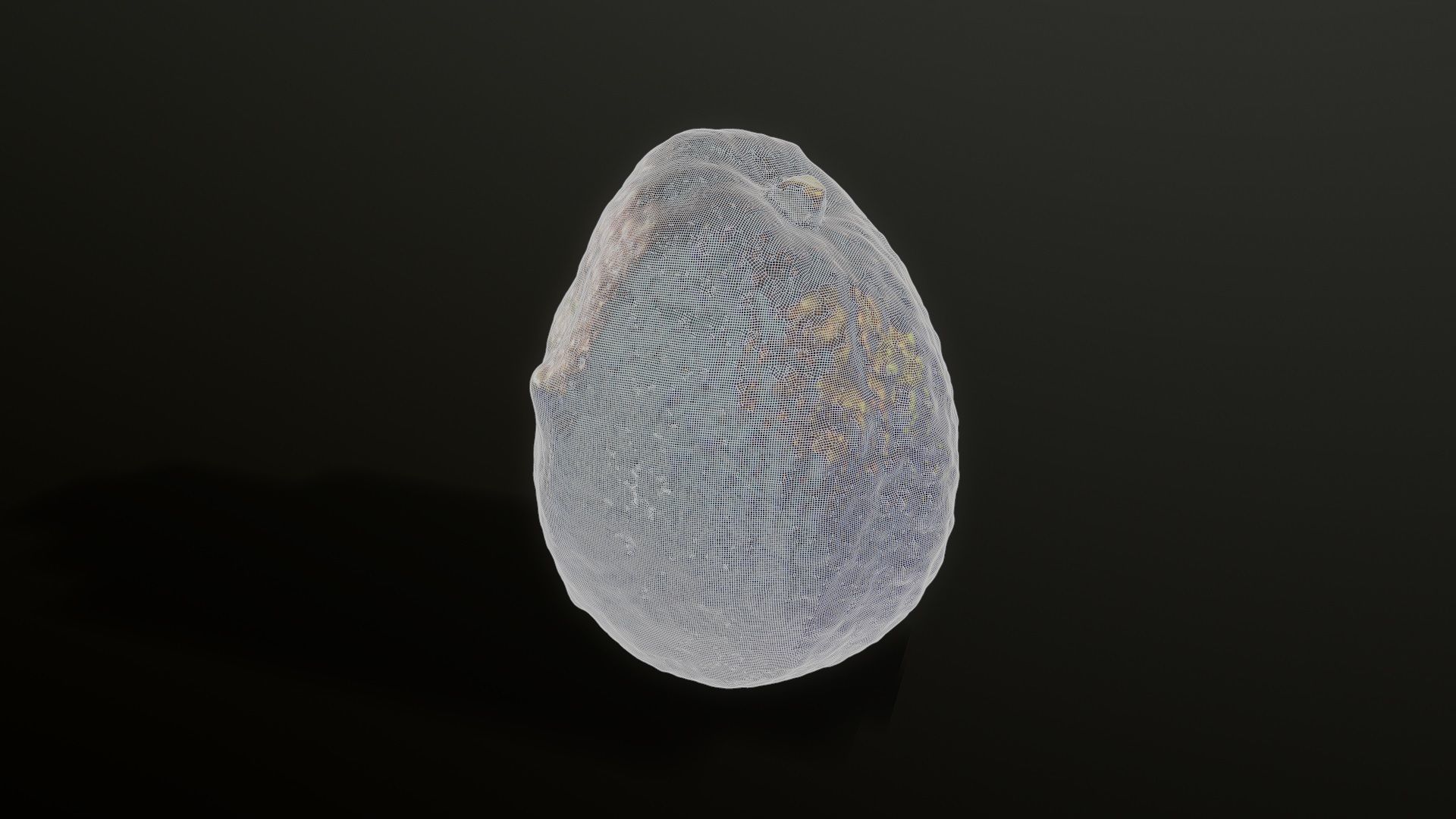 3D Scan Underripe Avocado Low-poly 3D model_3