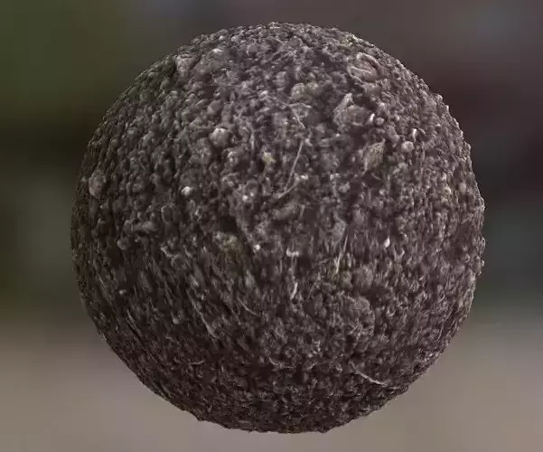 Ground PBR ball of dirt