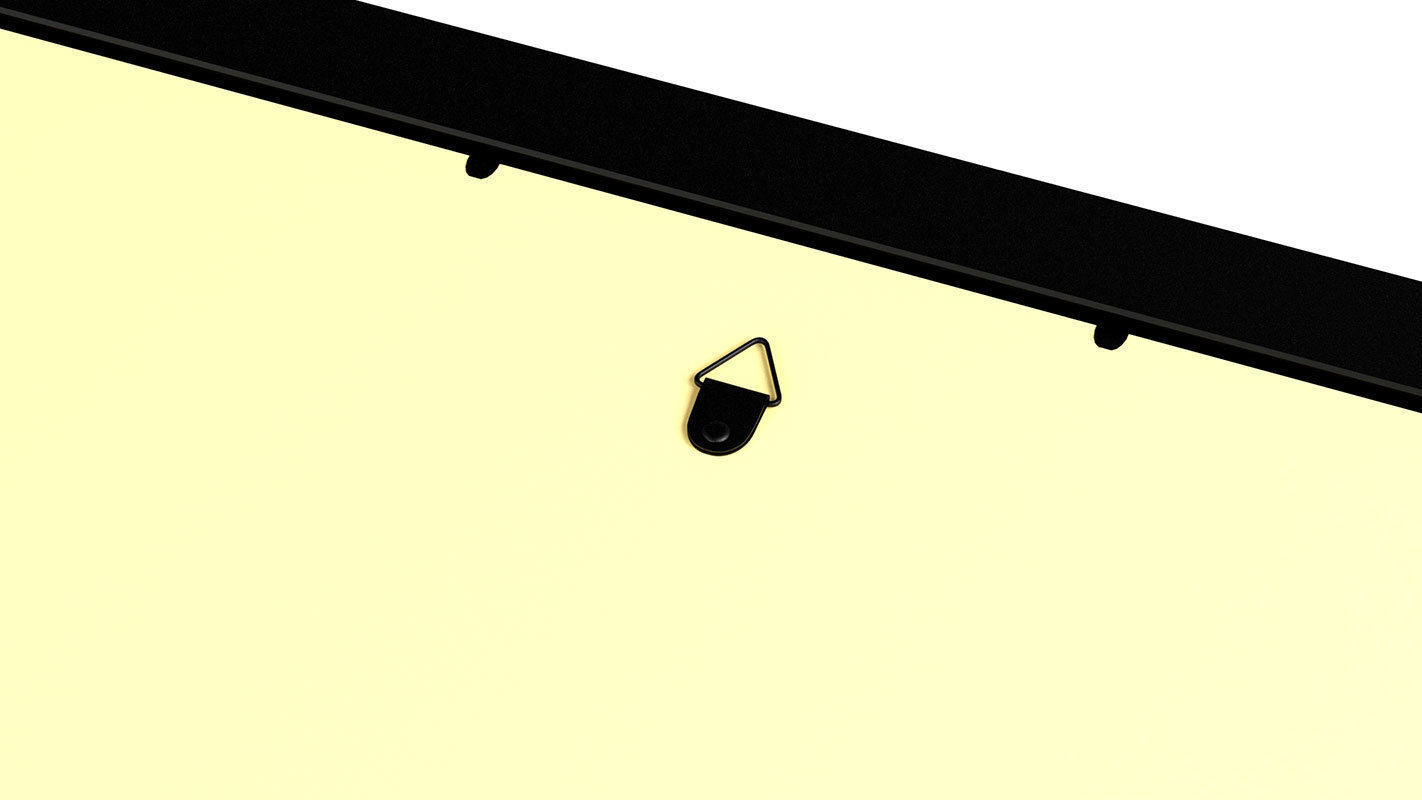 Gallery Wall Frames 5 models set Low-poly 3D model_28