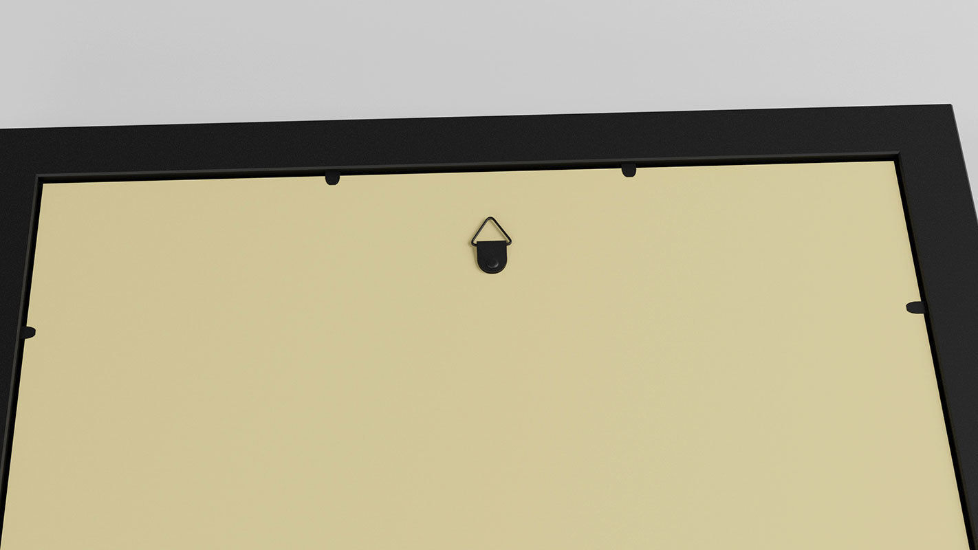 Gallery Wall Frames 5 models set Low-poly 3D model_3