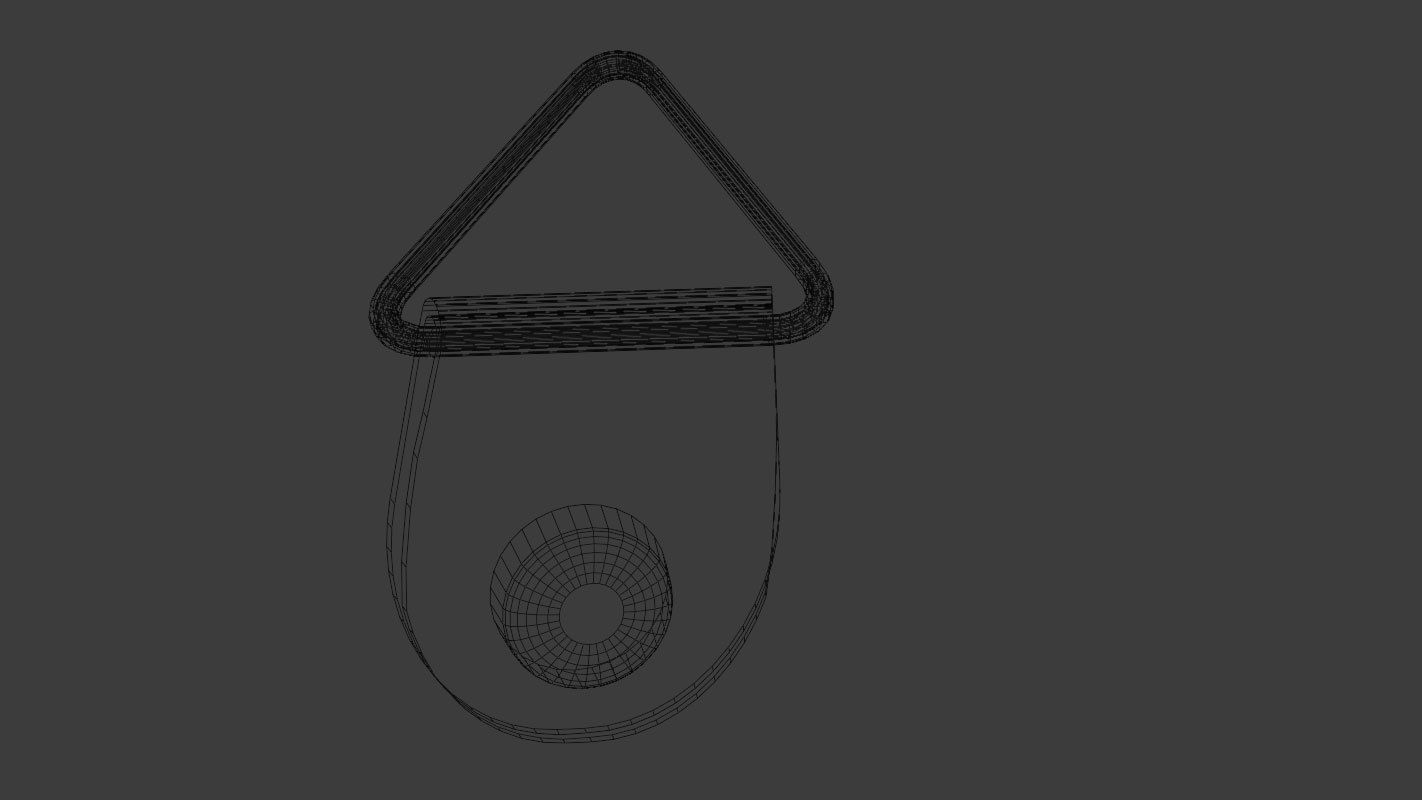 Gallery Wall Frames 5 models set Low-poly 3D model_35