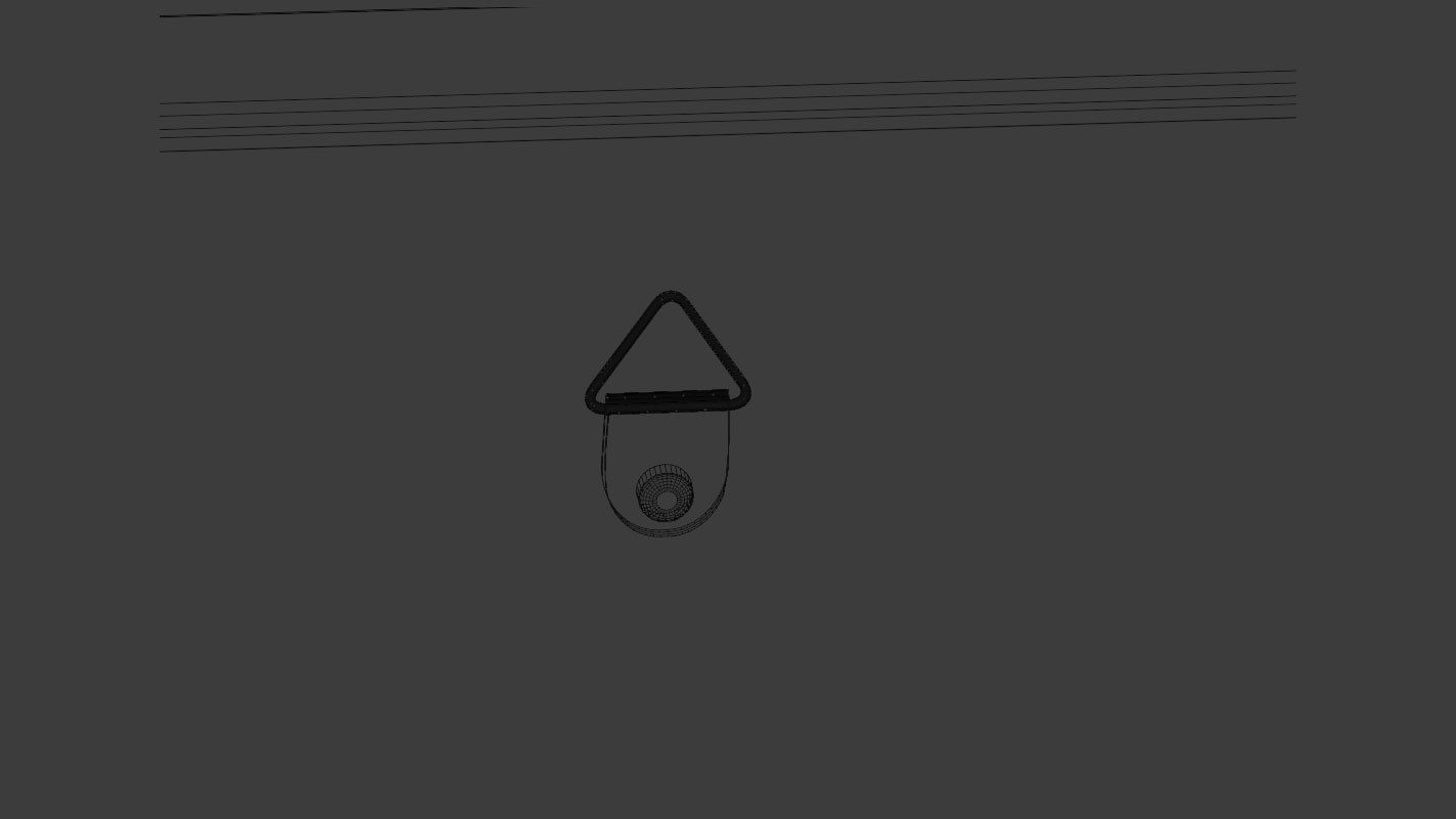 Gallery Wall Frames 5 models set Low-poly 3D model_36