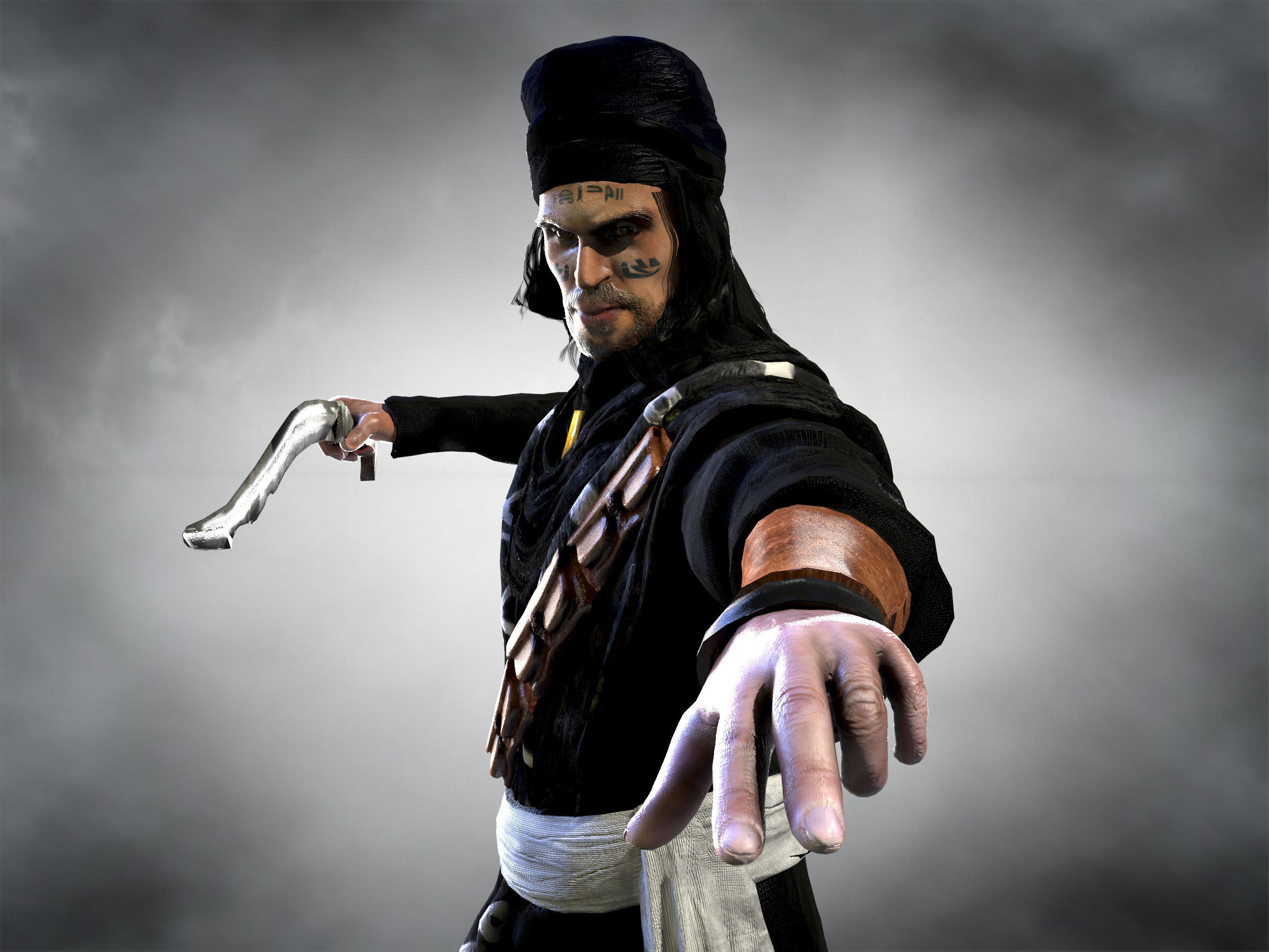 Ardeth Bay Low-poly 3D model_5