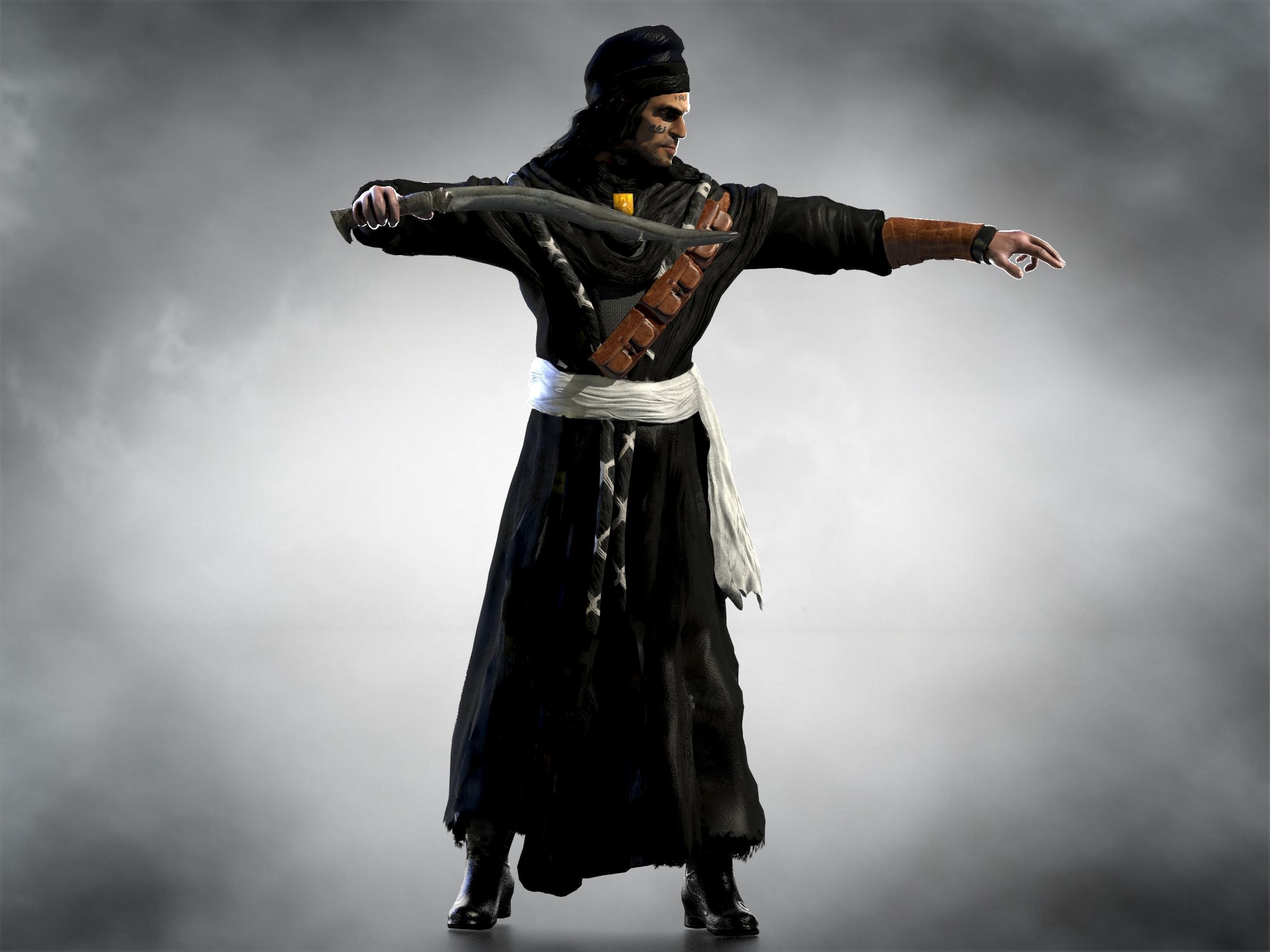 Ardeth Bay Low-poly 3D model_2