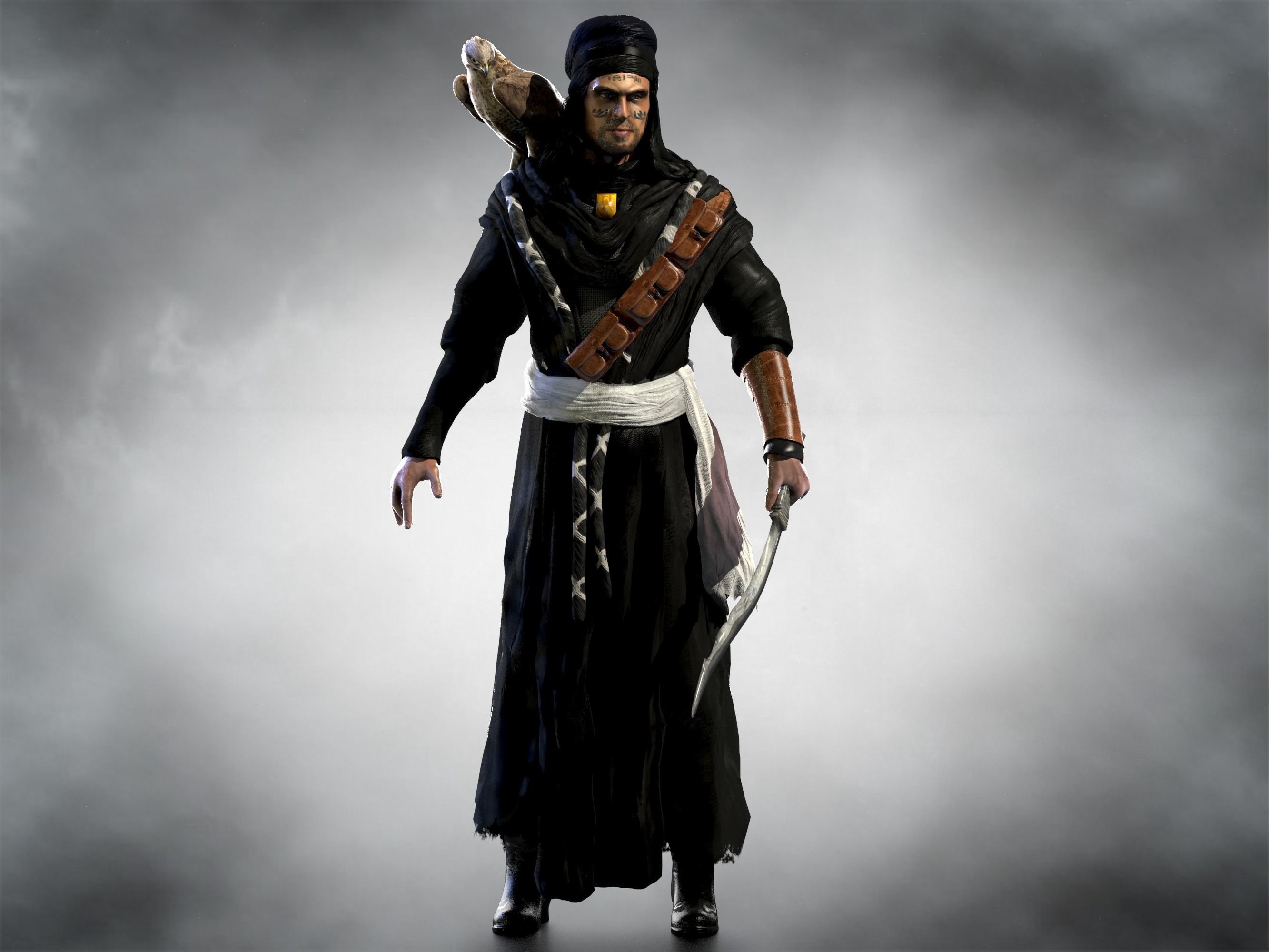 Ardeth Bay Low-poly 3D model_4