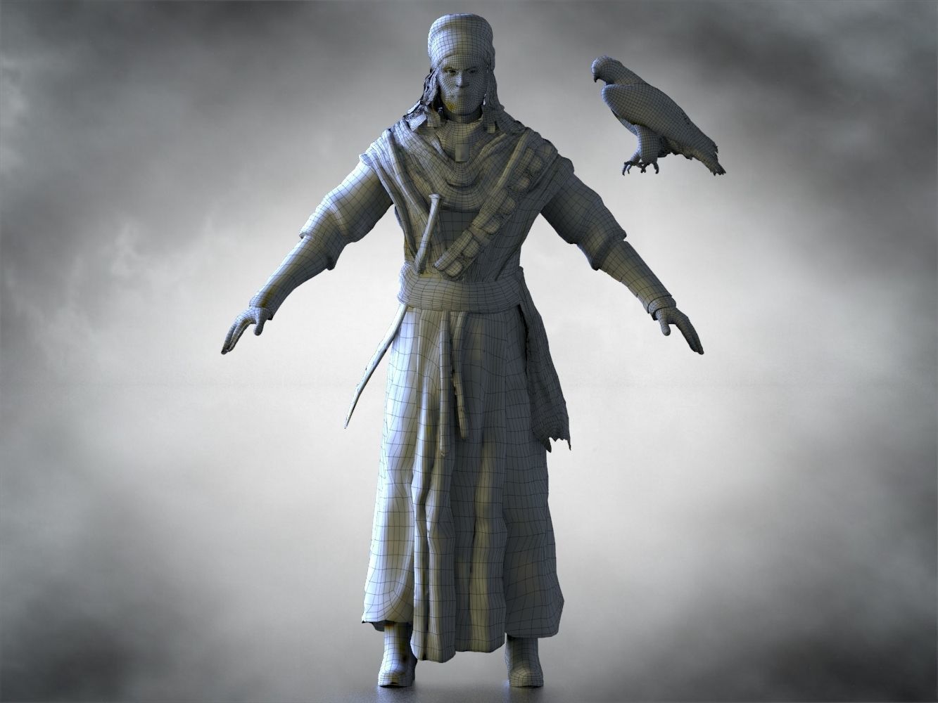 Ardeth Bay Low-poly 3D model_9