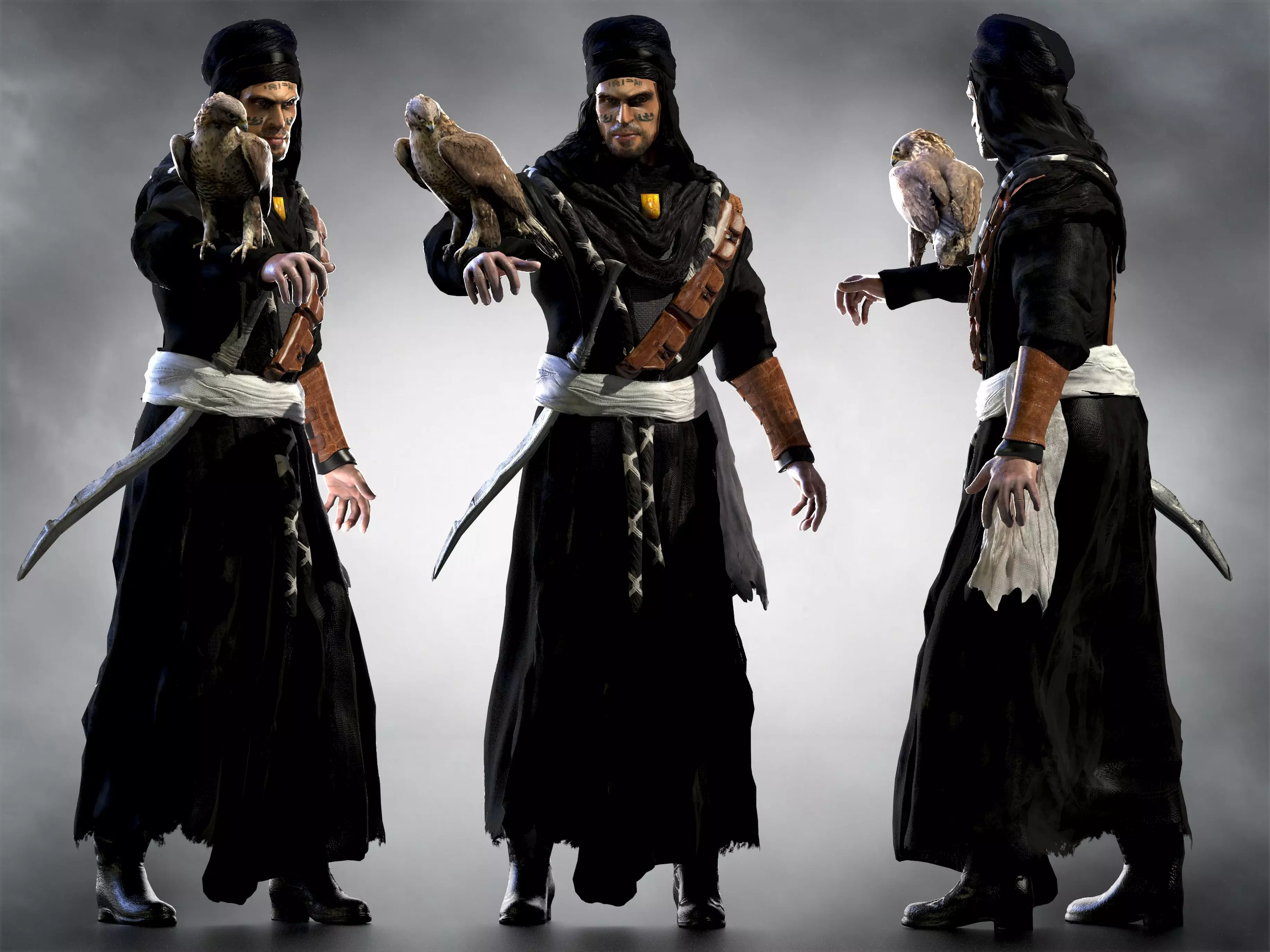 Ardeth Bay Low-poly 3D model_0